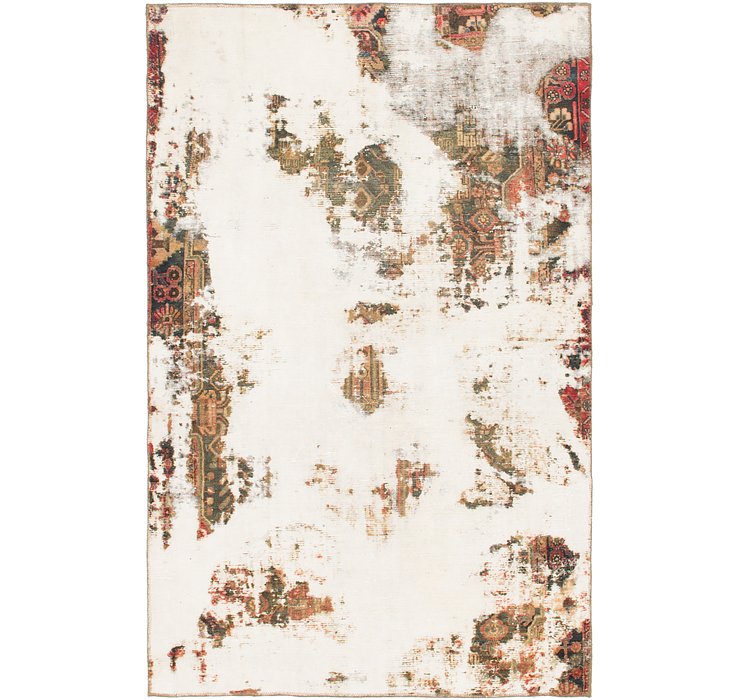 4' 9 x 7' 6 Ultra Vintage Persian Rug