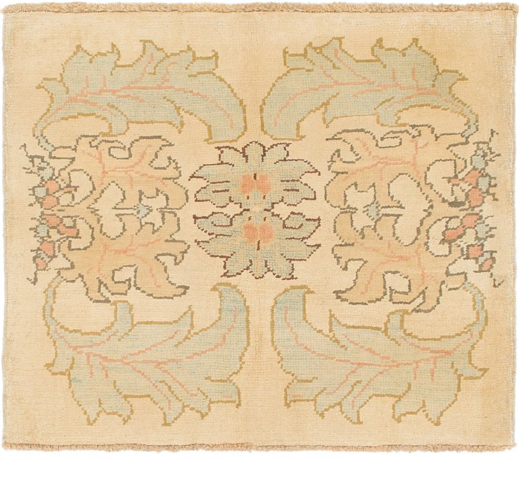 3' 6 x 4' Oushak Square Rug
