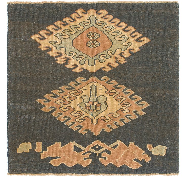 3' 9 x 3' 10 Oushak Square Rug