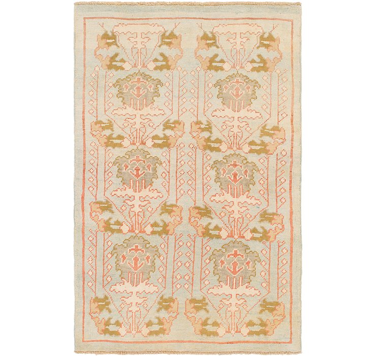 4' 3 x 7' Oushak Rug