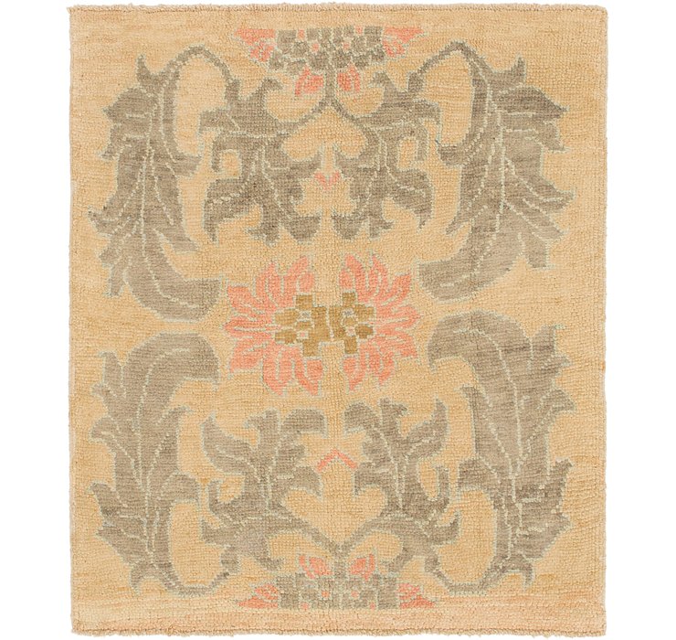 4' 4 x 5' 2 Oushak Square Rug