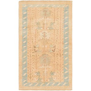 HandKnotted 4' 3 x 7' 5 Oushak Rug