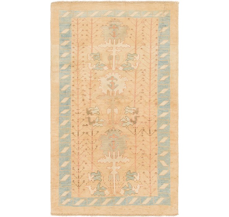 HandKnotted 4' 3 x 7' 5 Oushak Rug