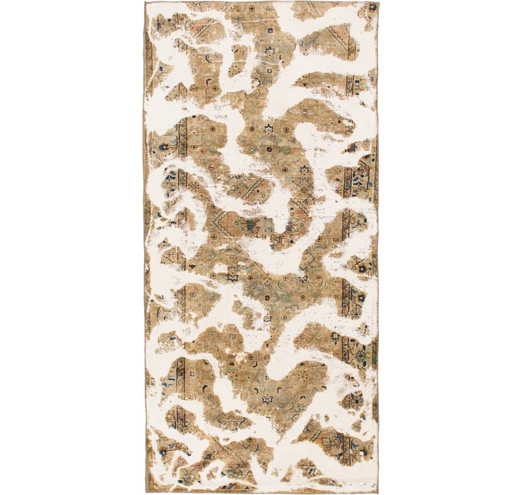 4' 5 x 9' 2 Ultra Vintage Persian R...