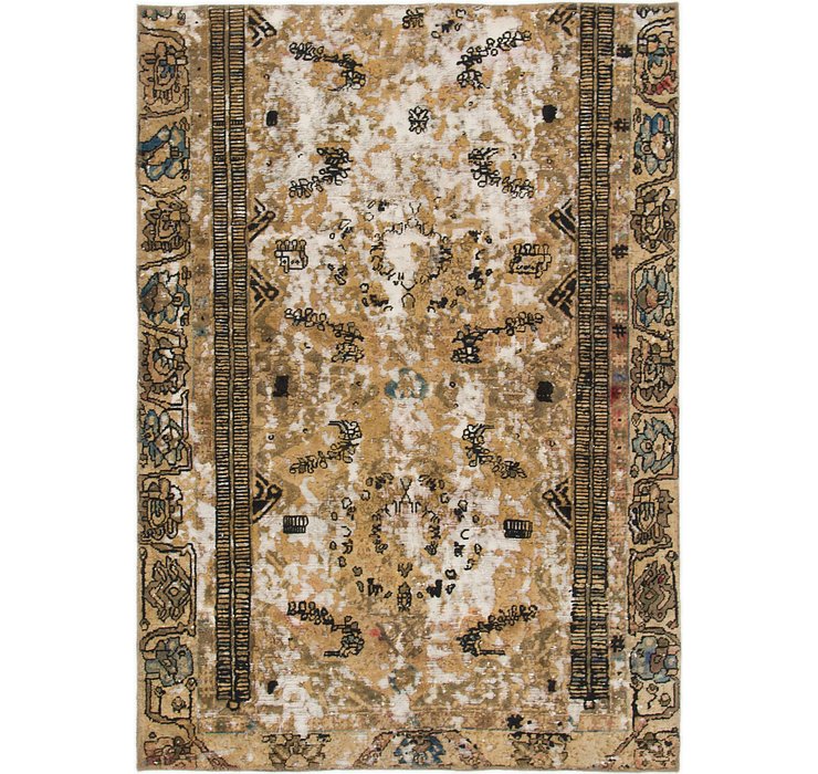 142cm x 200cm Ultra Vintage Persian Rug
