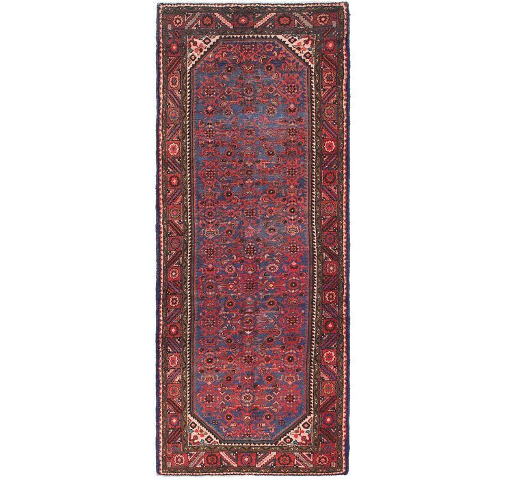 3' 7 x 10' Hossainabad Persian Run...