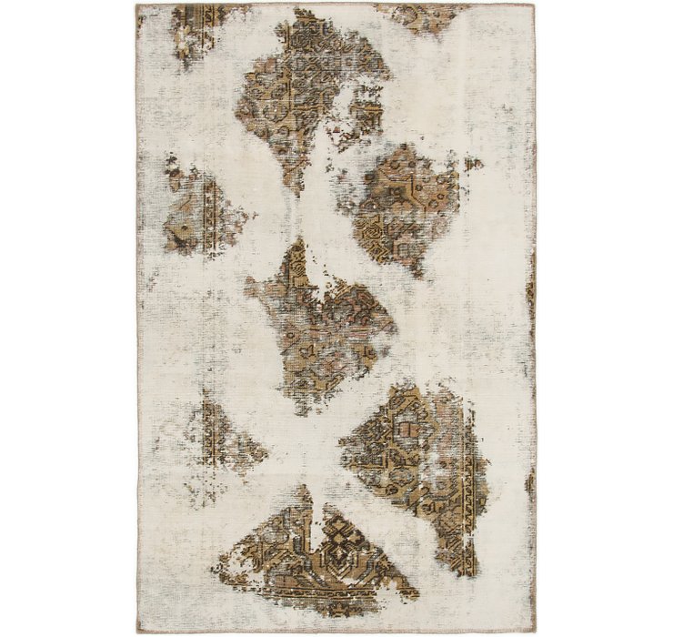 4' 7 x 7' 3 Ultra Vintage Persian Rug