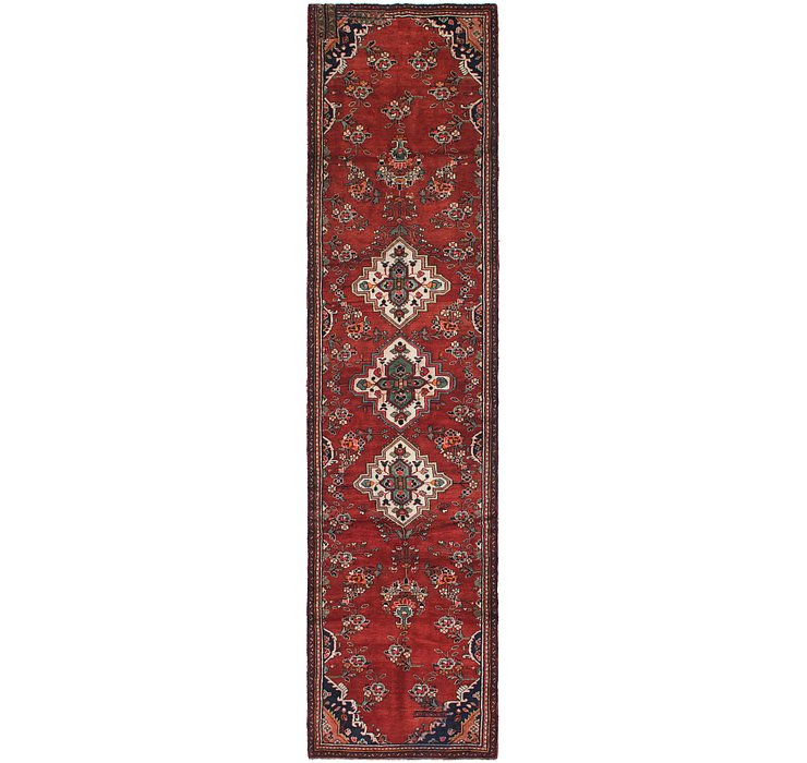3' 3 x 13' 8 Hamedan Persian Runner ...