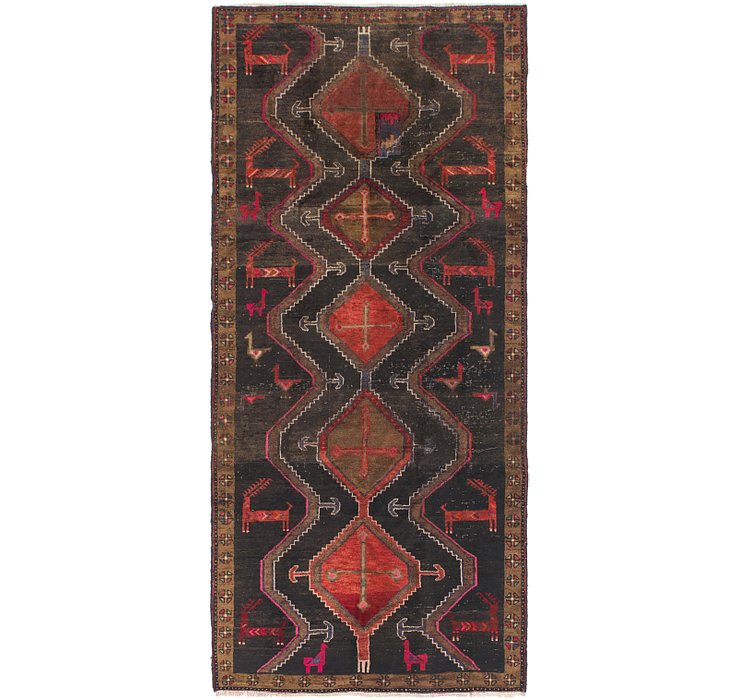 4' x 8' 10 Meshkin Persian Runner ...