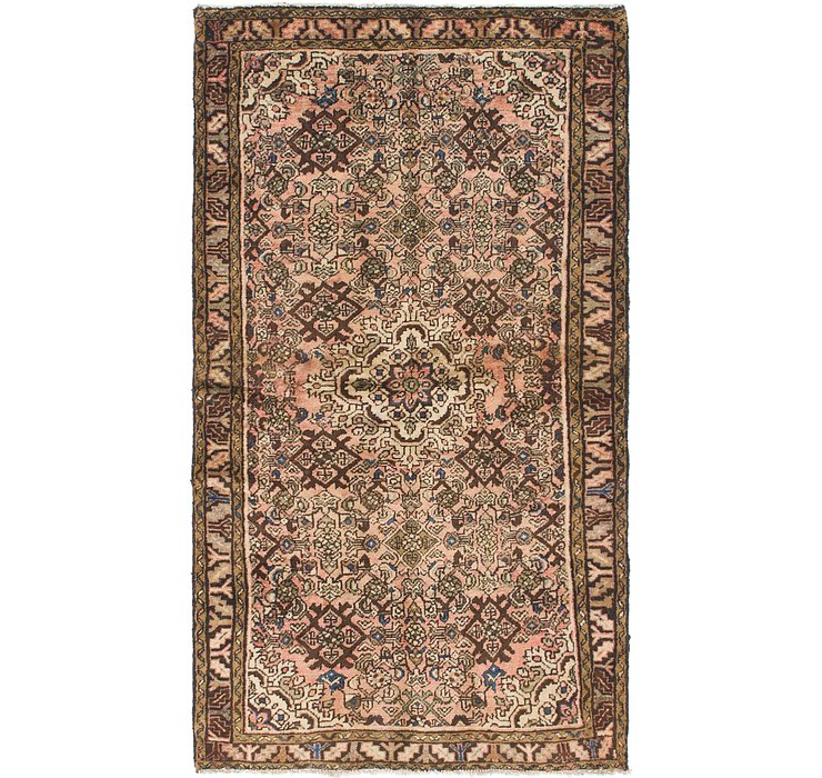 3' 6 x 6' 2 Hossainabad Persian Rug