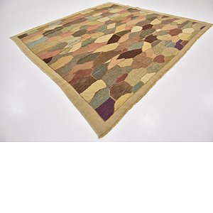 10' 8 x 11' Oushak Square Rug