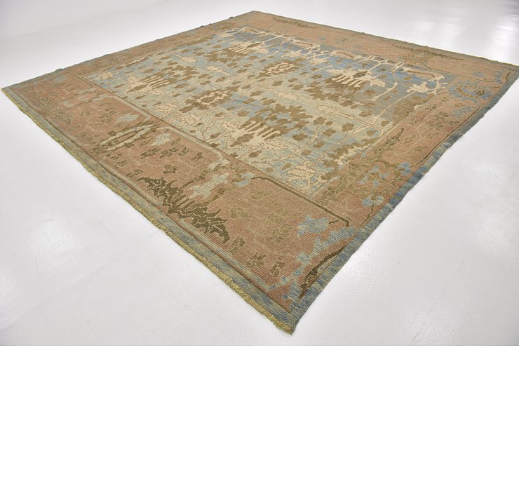 11' 8 x 12' 2 Oushak Square Rug