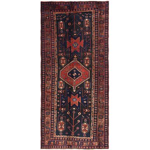 4' 5 x 9' 9 Shiraz Persian Runner Rug