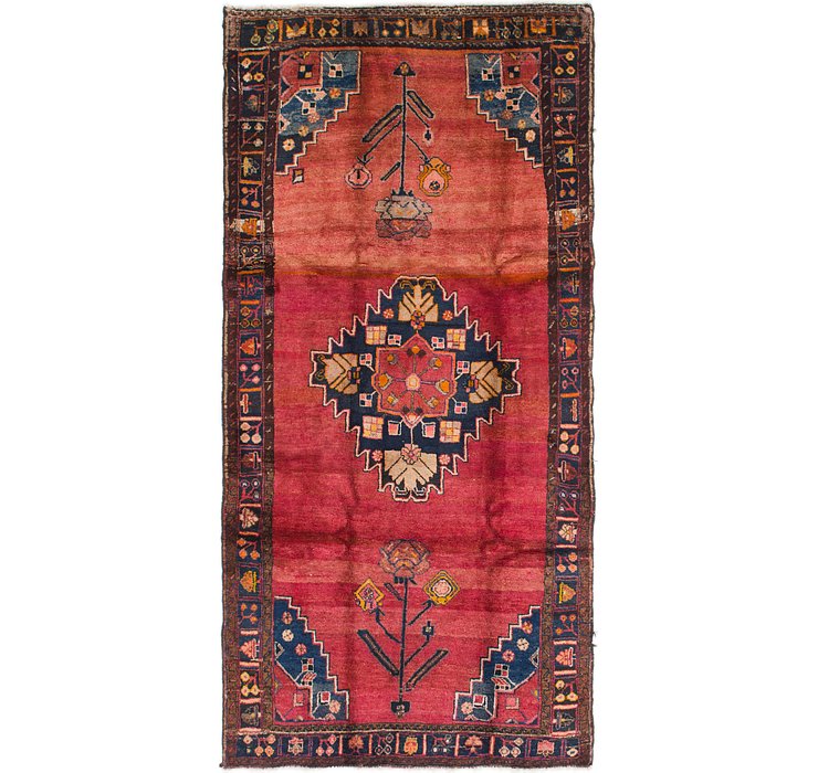 5' x 10' 4 Hamedan Persian Runner ...