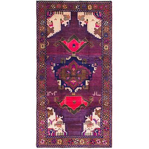 4' 10 x 9' 5 Shiraz Persian Runner Rug