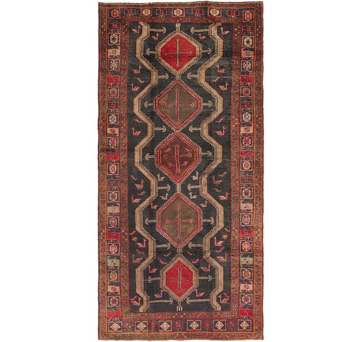 5' x 10' 2 Chenar Persian Runner Rug