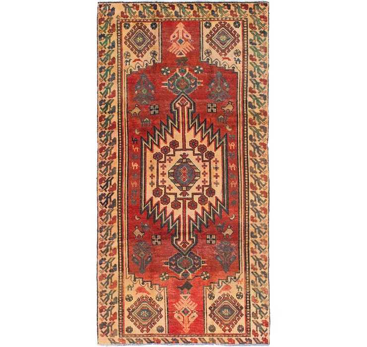 HandKnotted 4' 9 x 9' 7 Bakhtiar Persian Runner...