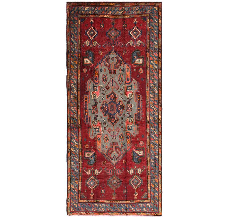 5' 3 x 11' 8 Shiraz Persian Runner Rug
