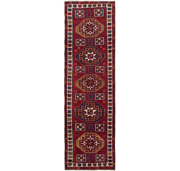3' x 9' 8 Ardabil Persian Runner ...