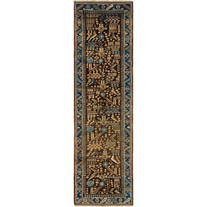 100cm x 345cm Saveh Persian Runner Rug