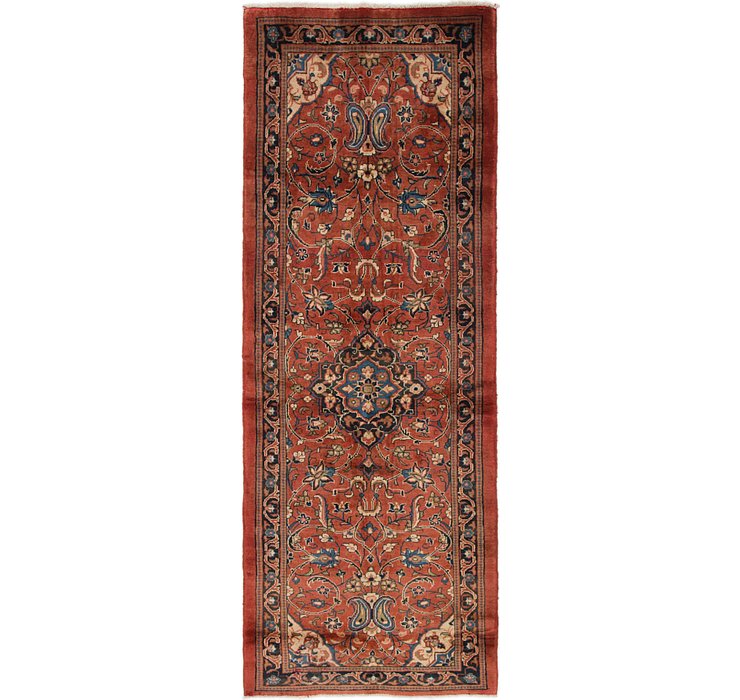 3' 4 x 9' Mahal Persian Runner Rug