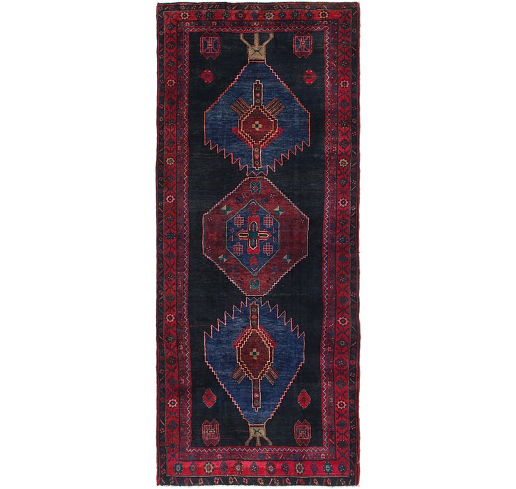 4' 9 x 11' 5 Meshkin Persian Runner ...