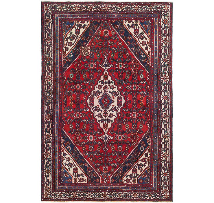 6' 2 x 9' 5 Hamedan Persian Rug