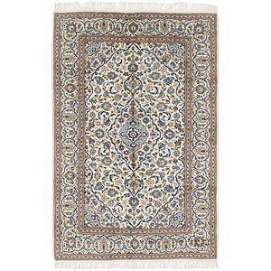 6' 6 x 10' Kashan Persian Rug