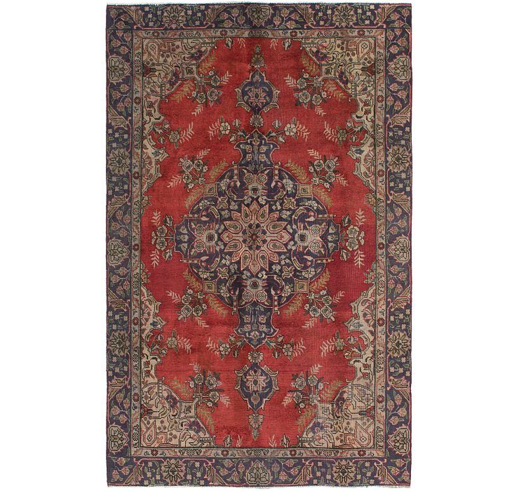 HandKnotted 6' x 9' 10 Tabriz Persian Rug