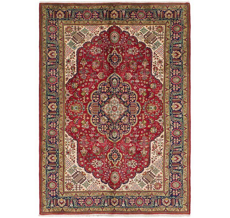 6' 9 x 9' 8 Tabriz Persian Rug