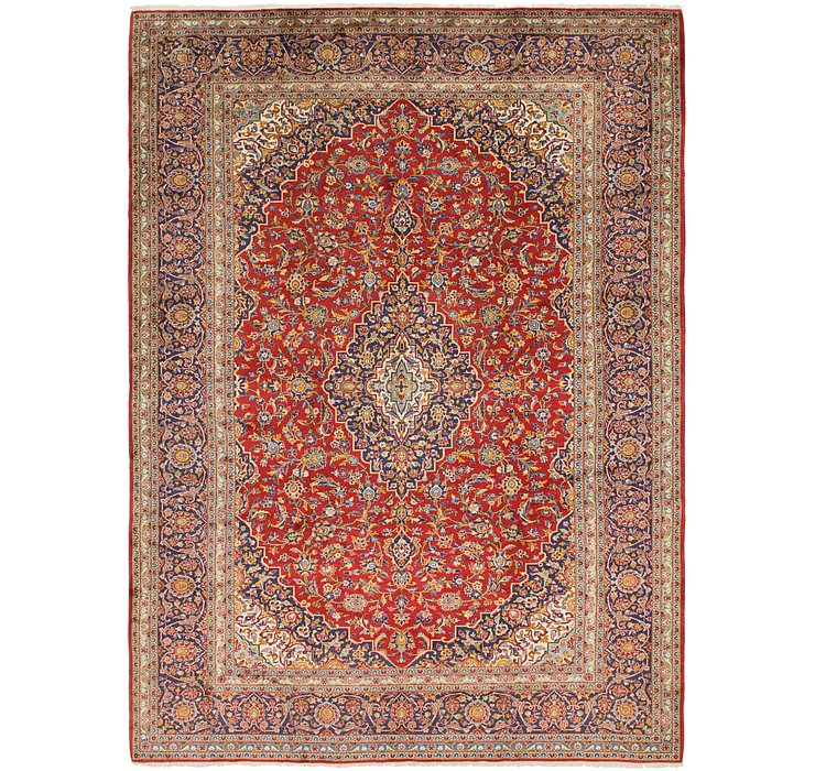 9' 8 x 13' 2 Kashan Persian Rug