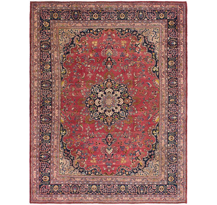 9' 8 x 12' 6 Mashad Persian Rug