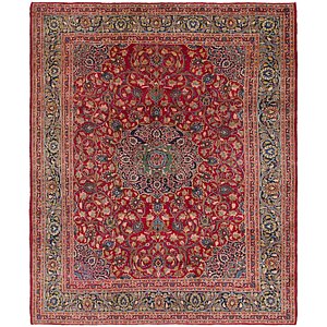 9' 10 x 12' Isfahan Persian Rug