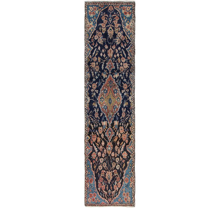 2' 4 x 9' 3 Mahal Persian Runner Rug