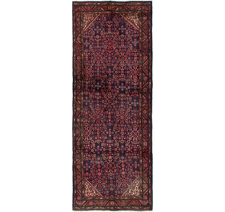 3' 9 x 10' 2 Hossainabad Persian Run...