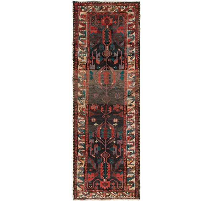 3' 6 x 10' 4 Hamedan Persian Runner ...