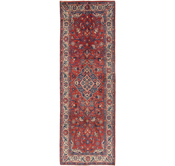 3' 6 x 10' 6 Mahal Persian Runner Rug