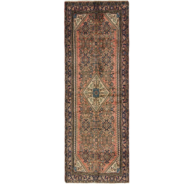 3' 6 x 9' 7 Hossainabad Persian Run...