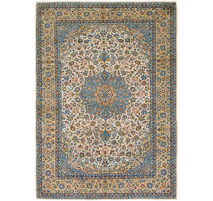 9' 6 x 13' 2 Kashan Persian Rug