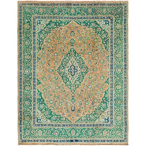 HandKnotted 9' 8 x 12' 6 Mashad Persian Rug
