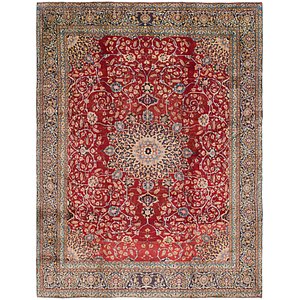9' 6 x 12' 3 Isfahan Persian Rug