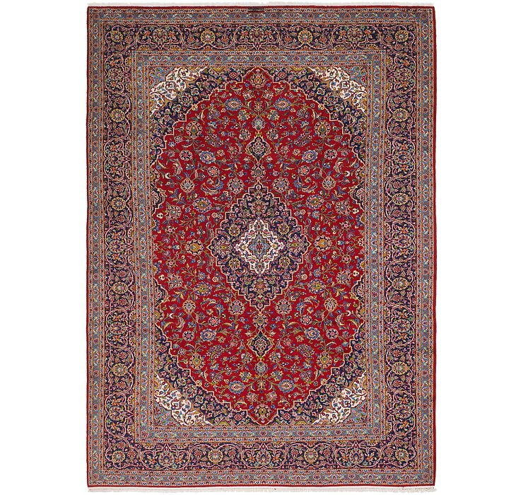 9' 9 x 13' 8 Kashan Persian Rug