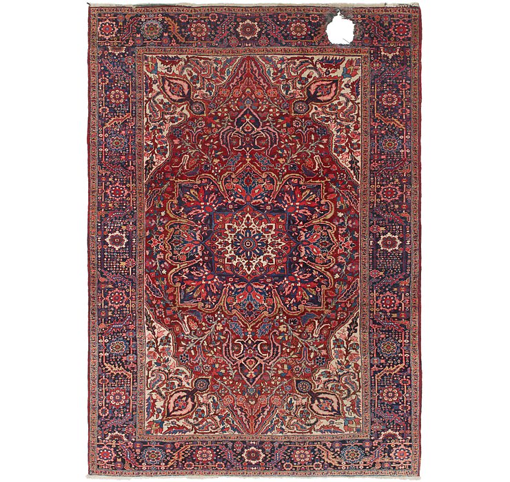 8' 3 x 11' 7 Heriz Persian Rug