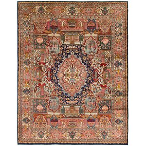 9' 10 x 12' 9 Kashmar Persian Rug