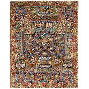 9' 9 x 12' 5 Kashmar Persian Rug