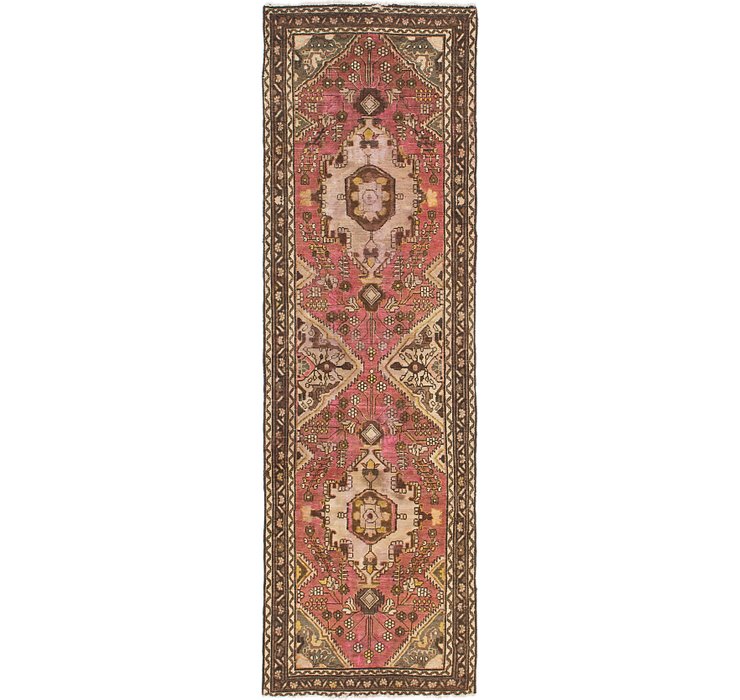 3' x 10' Hamedan Persian Runner ...