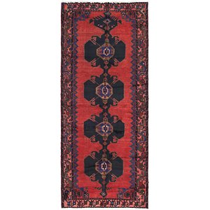 HandKnotted 3' 8 x 9' Hamedan Persian Runner ...