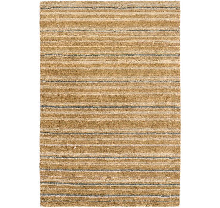 4' x 5' 9 Reproduction Gabbeh Rug