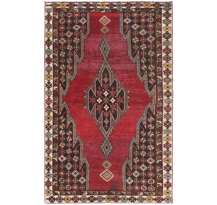 3' 10 x 6' 4 Mazlaghan Persian Rug