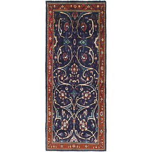 HandKnotted 4' x 10' 4 Mahal Persian Runner Rug